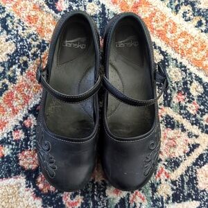 Dansko Black Mary Jane's - Size 40